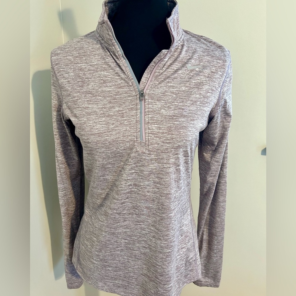 Light purple Nike Running quarter zip